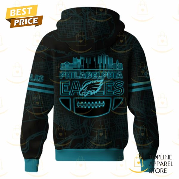 Philadelphia Eagles 2025 Back In Black Hoodie