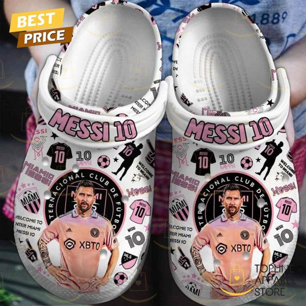 Lionel Messi Inter Miami Football Soccer Sport Crocs