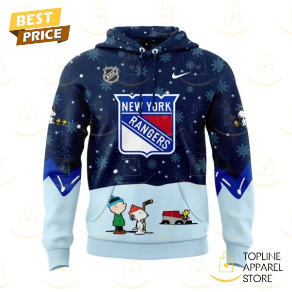 New York Rangers Peanuts & Snoopy Night Hoodie