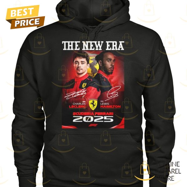 The New Era Charles Leclerc x Lewis Hamilton 2025 Signature Unisex T-Shirt