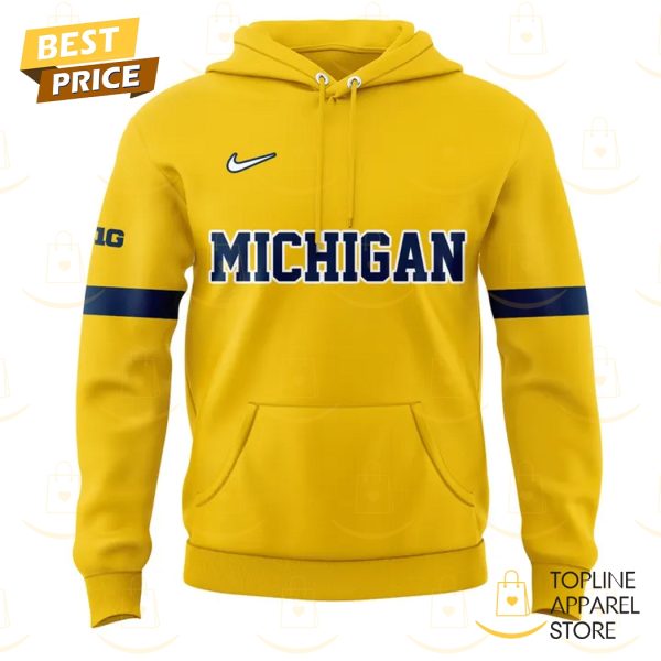 2025 Michigan Wolverines Softball Hoodie – Gold