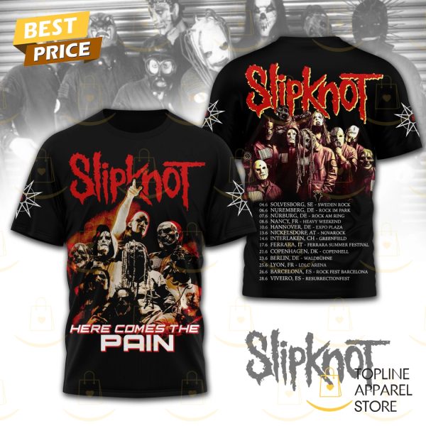 Slipknot Here Comes The Pain 3D T-Shirt