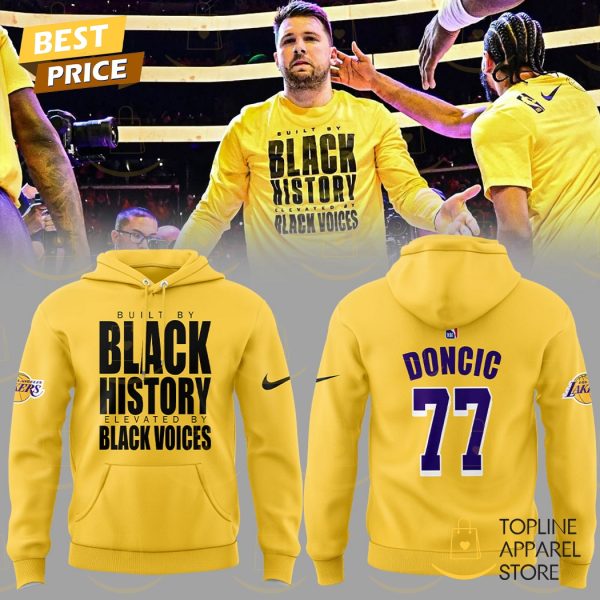 Los Angeles Lakers Black History Elevated By Black Voices – Doncic Hoodie