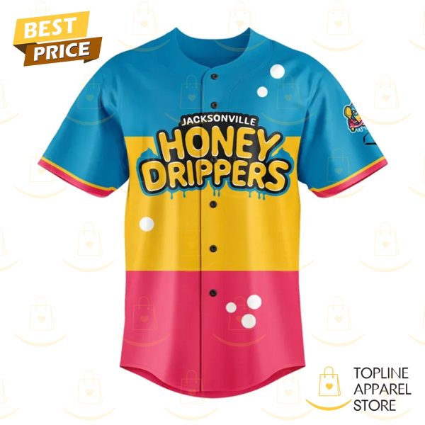 Personalized Honey Drippers Jacksonville Jumbo Shrimp Baseball Jersey