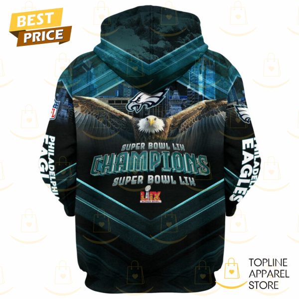 2025 LIX Super Bowl Champion Philadelphia Eagles Hoodie