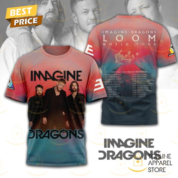 Imagine Dragons Loom World Tour 3D T-Shirt