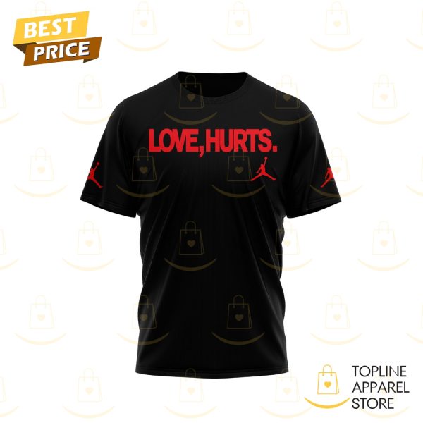 Philadelphia Eagles x Love, Hurts Super Bowl LIX Hurts Doesnt It 3D T-Shirt