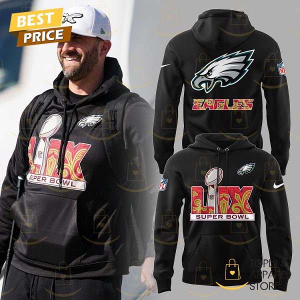 Philadelphia Eagles Super Bowl LIX Special Hoodie – Black