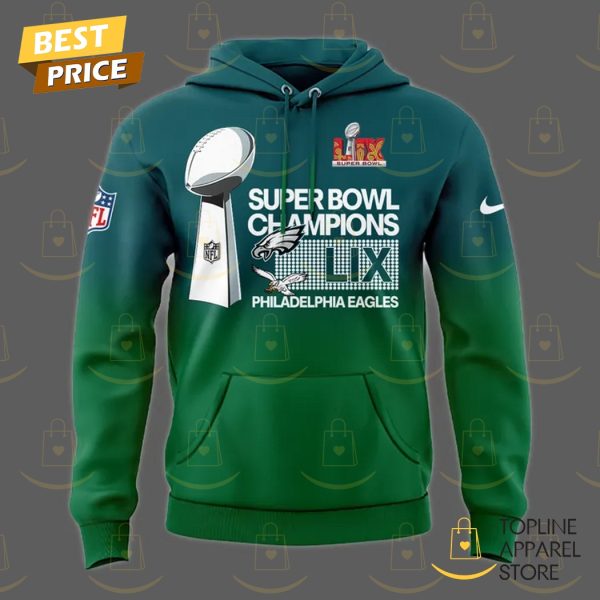 2025 Philadelphia Eagles Super Bowl LIX Champions Hoodie