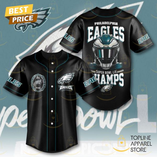 Philadelphia Eagles Super Bowl LIX Baseball Jersey