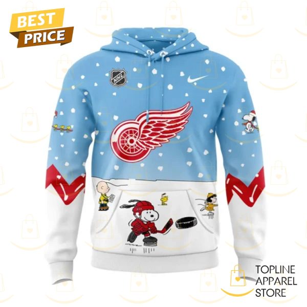 Detroit Red Wings Peanuts & Snoopy Night Hoodie