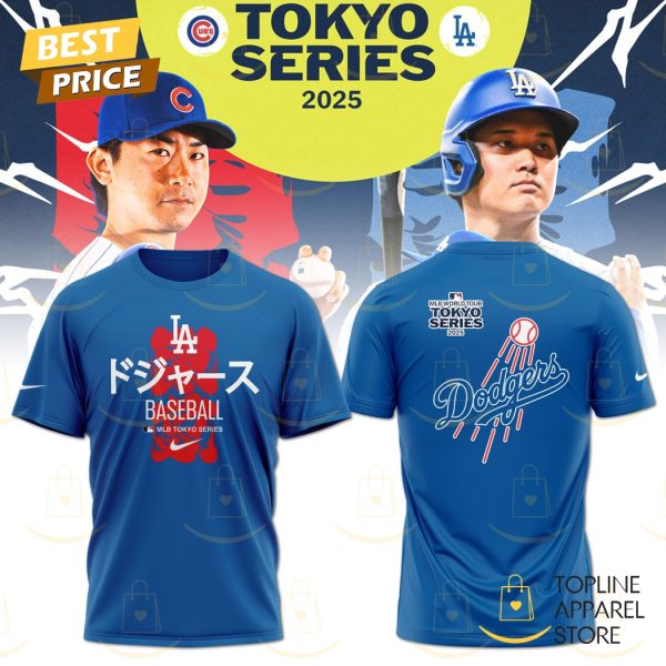 2025 Tokyo Series Tour Los Angeles Dodgers 3D T-Shirt