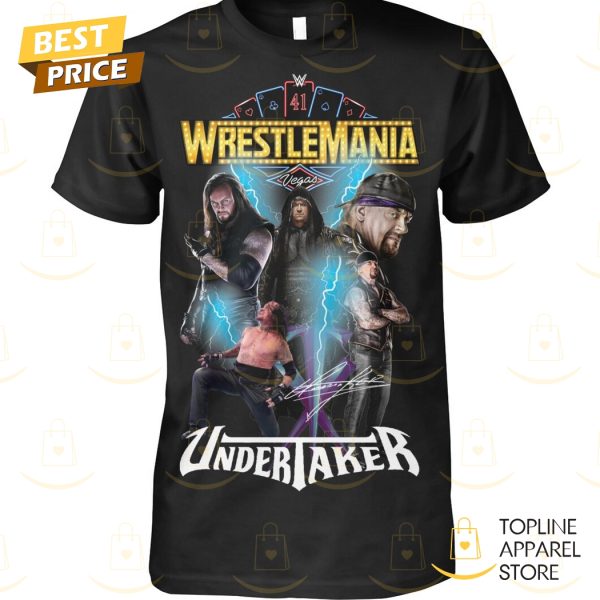 Wrestlemania WWE Underlaker Siganture Unsiex T-Shirt