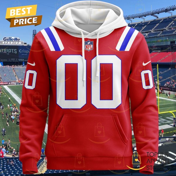 Personalized 2025 New England Patriots Design Hoodie – Red