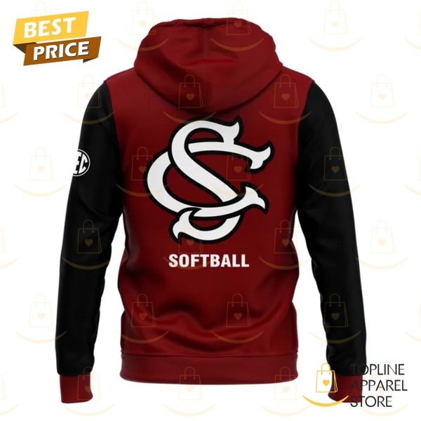 2025 South Carolina Gamecocks Softball Logo Hoodie – Red