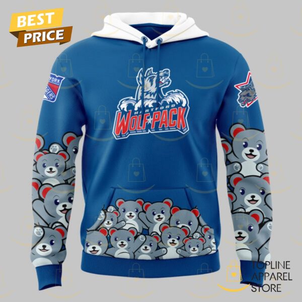 Hartford Wolf Pack x Emo Night 2025 Blue Hoodie