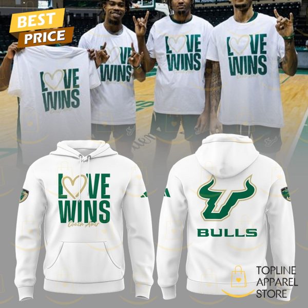 South Florida Bulls Love Wins Coach Amir Hoodie