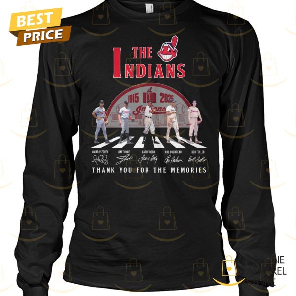 The Indians – Cleveland Guardians 1915-2025 Signature Thank You For The Memories Unisex T-Shirt