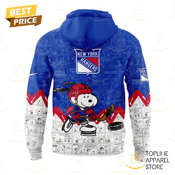 New York Rangers Anniversary Of Peanuts Hoodie