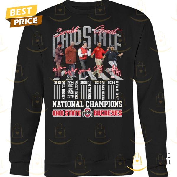 Ohio State Buckeyes National Champions Signature Unisex T-Shirt