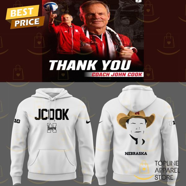 Thank You Coach John Cook Nebraska Cornhuskers Hoodie