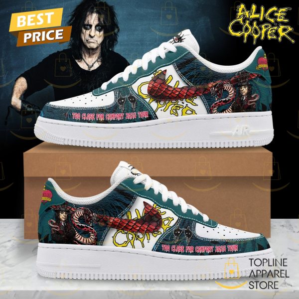 Alice Cooper Too Close For Comfort 2025 Tour Air Force 1