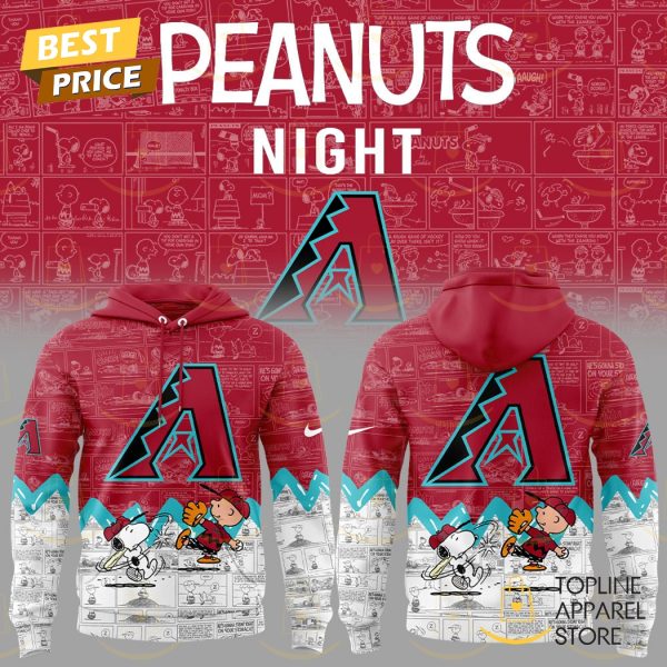 Arizona Diamondbacks x Peanuts Night 75th Anniversary Hoodie