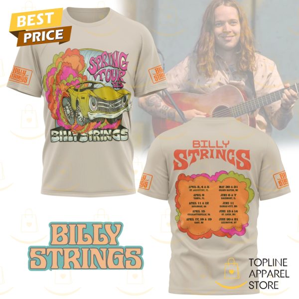 Billy Strings Spring Tour 2025 3D T-Shirt