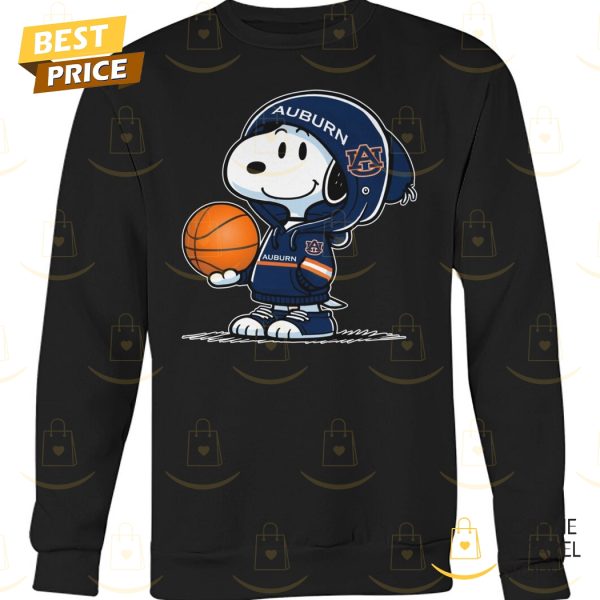 Auburn Tigers Basketball x Snoopy Unisex T-Shirt