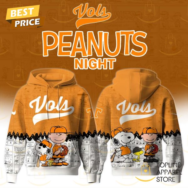 Tennessee Volunteers Baseball x Peanuts Night Hoodie