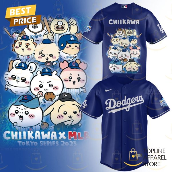 Los Angeles Dodgers x Chiikawa 2025 Baseball Jersey