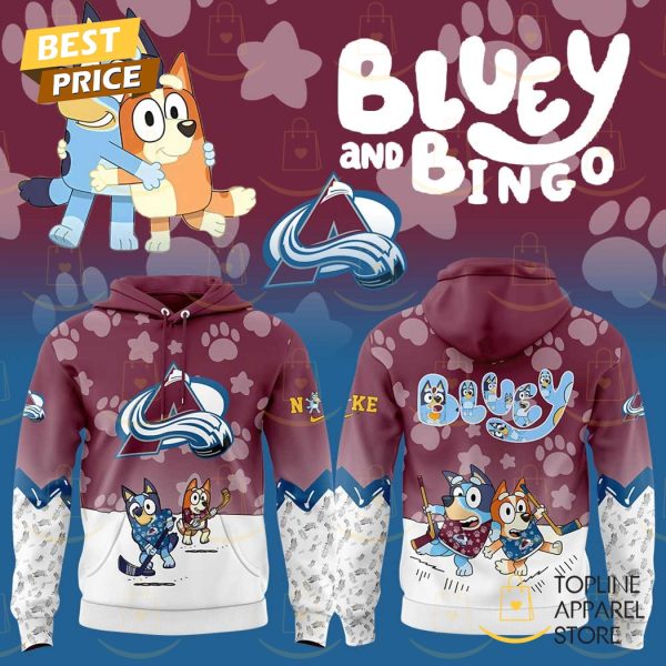 Colorado Avalanche x Bluey And Bingo Hoodie