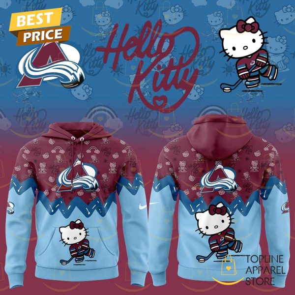 Colorado Avalanche x x Hello Kitty Design Hoodie