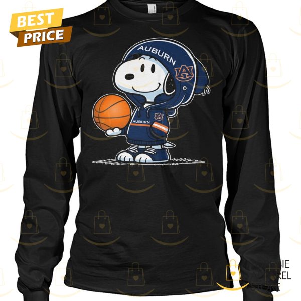 Auburn Tigers Basketball x Snoopy Unisex T-Shirt