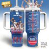 Oklahoma City Thunder Rise And Roar Tumbler With Handle And Straw