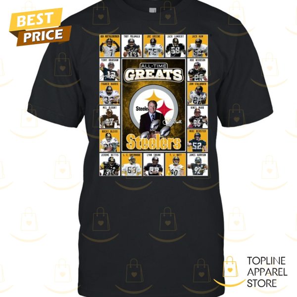 All-Time Greats Pittsburgh Steelers Signature Unisex T-Shirt