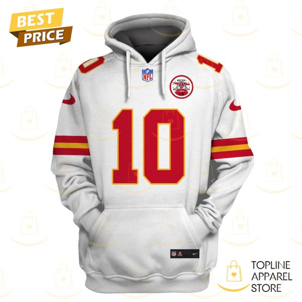 Isiah Pacheco Kansas City Chiefs Hoodie – White