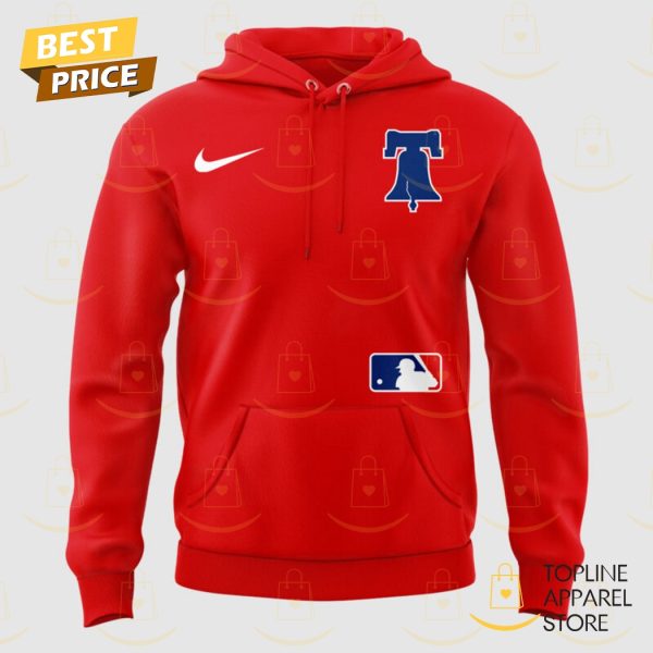 2025 Phillies Philadelphia Baseball Red Hoodie