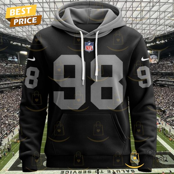 Personalized 2025 Las Vegas Raiders Design Hoodie – Black