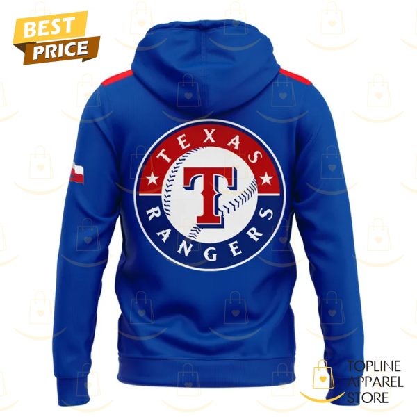 Texas Rangers 2025 Blue Design Hoodie