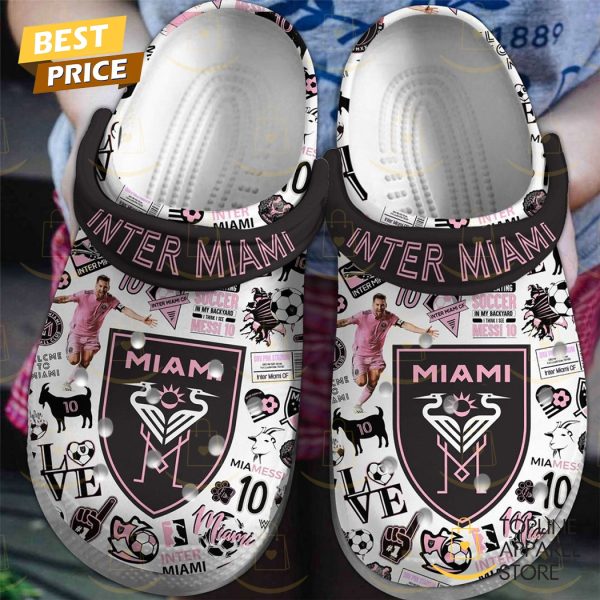 Lionel Messi Inter Miami Football Soccer Sport Crocs