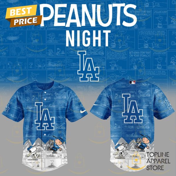 Los Angeles Dodgers x Peanuts Night Baseball Jersey