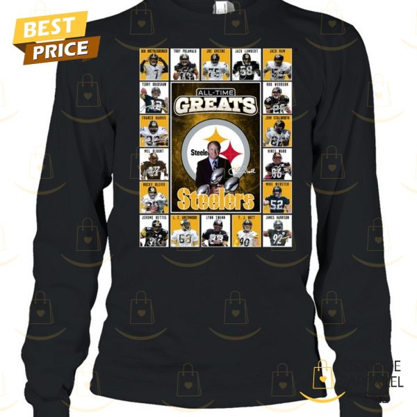 All-Time Greats Pittsburgh Steelers Signature Unisex T-Shirt