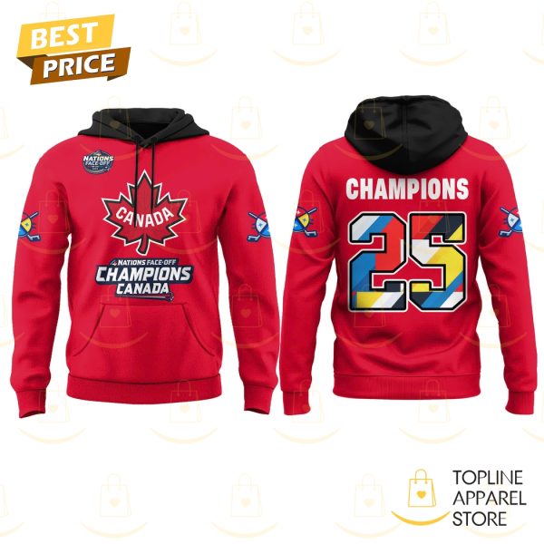 4 Nations Face Off Champions 2025 Hoodie