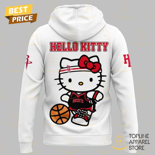 2025 Houston Rockets x Hello Kitty Hoodie – White