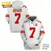 Isiah Pacheco Kansas City Chiefs Hoodie – White