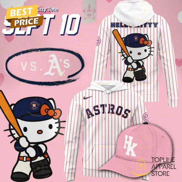 Houston Astros x Hello Kitty Design Hoodie