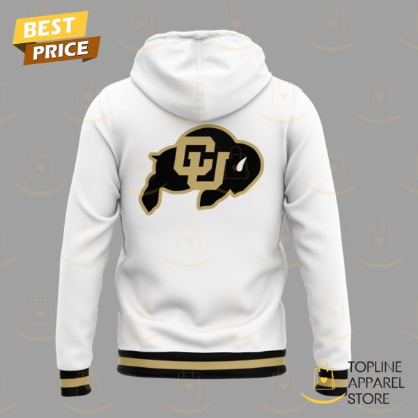 2025 Colorado Buffs Basketball White Hoodie