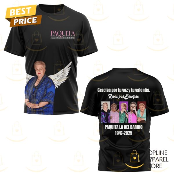 Paquita La Del Barri 1947-2025 3D T-Shirt