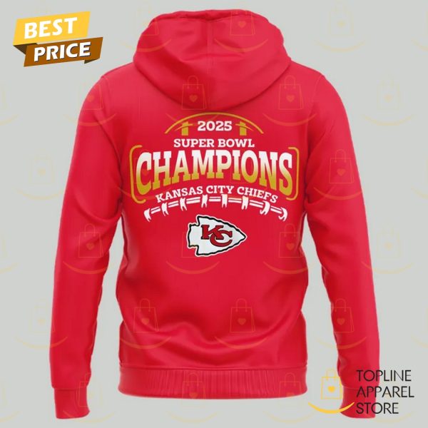 2025 Kansas City Chiefs Super Bowl LIX Champions Hoodie